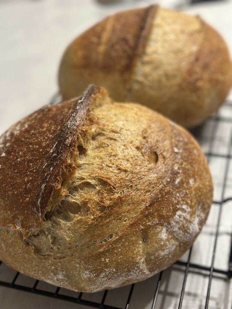 Slow-fermented sourdough